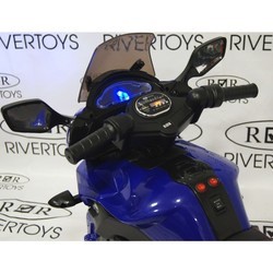 Детский электромобиль RiverToys Moto E222KX (синий)