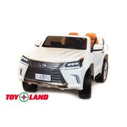 Детский электромобиль Toy Land Lexus LX570 (белый)