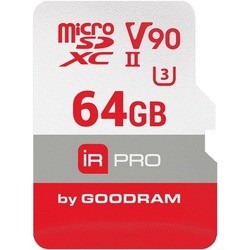 Карта памяти GOODRAM microSDXC IRDM Pro V90 UHS II U3 64Gb