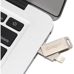 USB Flash (флешка) iDragon Dual USB-Lightning 64Gb