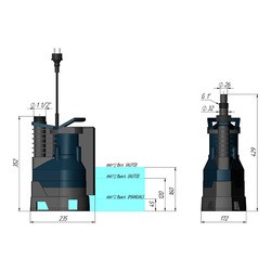 Погружной насос UNIPUMP Artvort Q550B