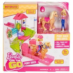 Кукла Barbie On The Go Pony Race FHV66