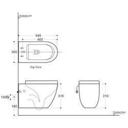 Унитаз AQUANET Cetus BL-102N-WHT