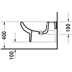 Биде Duravit DuraStyle 227915