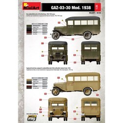 Сборная модель MiniArt GAZ-03-30 Mod. 1938 (1:35)