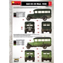 Сборная модель MiniArt GAZ-03-30 Mod. 1938 (1:35)