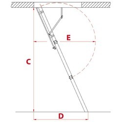 Лестница Oman Polar 120x70