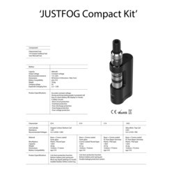 Электронная сигарета Justfog Q14 Compact Kit