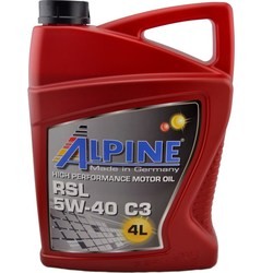 Моторные масла Alpine RSL 5W-40 C3 4L