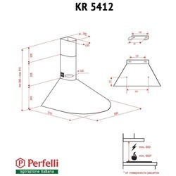 Вытяжка Perfelli KR 5412 W LED