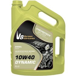 Моторное масло V8 Oil Dynamic 10W-40 4L