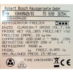 Холодильник Bosch KGN49AW20