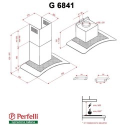 Вытяжка Perfelli G 6841 BL