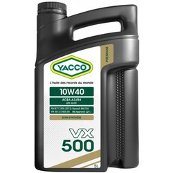 Моторное масло Yacco VX 500 10W-40 5L