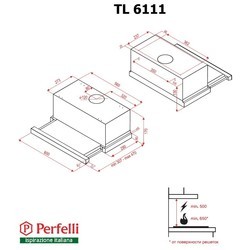 Вытяжка Perfelli TL 6111 W