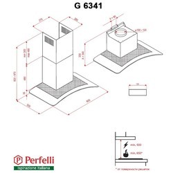 Вытяжка Perfelli G 6341 W