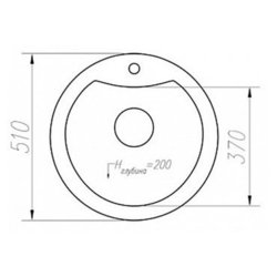 Кухонная мойка Polygran Tolero R-108E (бежевый)