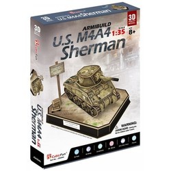 3D пазл CubicFun U.S. M4A4 Sherman JS4204h