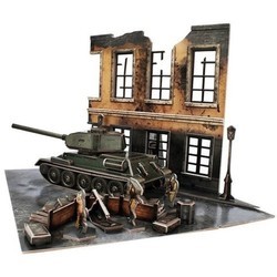 3D пазл CubicFun Soviet T-34/85 JS4202h