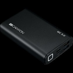 Powerbank аккумулятор Canyon CND-TPBQC10 (черный)