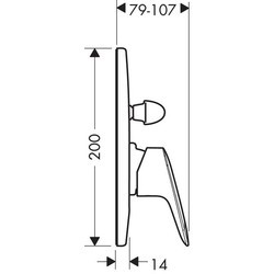 Смеситель Hansgrohe Logis 71409