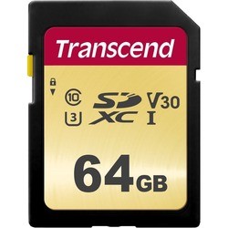 Карта памяти Transcend SDXC 500S 64Gb