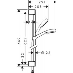 Душевая система Hansgrohe MyClub 26753