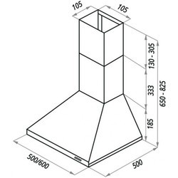 Вытяжка Ciarko Delta 50 Mat