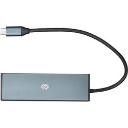 Картридер/USB-хаб Digma HUB-2U3.0CCR-UC