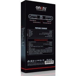 Powerbank аккумулятор Ginzzu GB-3912