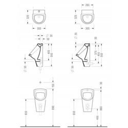 Писсуар Serel Orkide 6809AZS