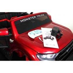 Детский электромобиль RiverToys Ford Ranger Monster Truck 4WD (бордовый)