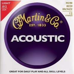 Струны Martin Traditional Acoustic 80/20 Bronze 12-String 12-54