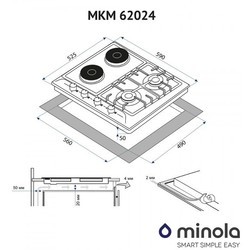Варочная поверхность Minola MKM 62024 BL