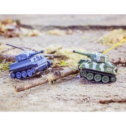 Танк на радиоуправлении Pilotage Tiger and T34/85 Inf 1:72 (серый)