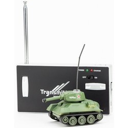 Танк на радиоуправлении Pilotage Tiger and T34/85 Inf 1:72 (зеленый)