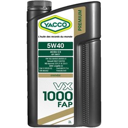 Моторное масло Yacco VX 1000 FAP 5W-40 2L
