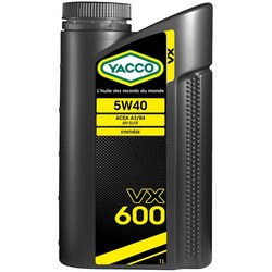 Моторное масло Yacco VX 600 5W-40 1L