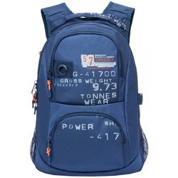 Школьный рюкзак (ранец) Grizzly RU-802-3 (черный)