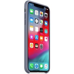 Чехол Apple Silicone Case for iPhone XS Max (бежевый)