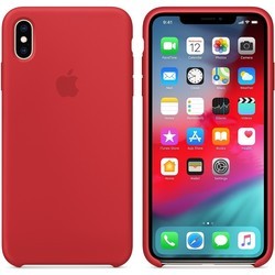 Чехол Apple Silicone Case for iPhone XS Max (бежевый)