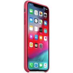 Чехол Apple Silicone Case for iPhone XS Max (красный)