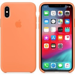 Чехол Apple Silicone Case for iPhone XS Max (оранжевый)