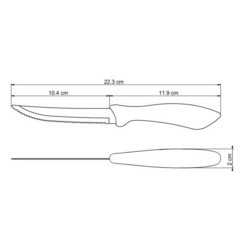 Кухонный нож Tramontina Affilata 23651/105
