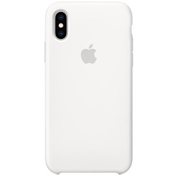 Чехол Apple Silicone Case for iPhone X/XS (бежевый)