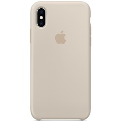 Чехол Apple Silicone Case for iPhone X/XS (красный)