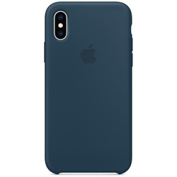 Чехол Apple Silicone Case for iPhone X/XS (бежевый)