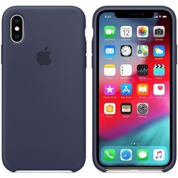 Чехол Apple Silicone Case for iPhone X/XS (оранжевый)