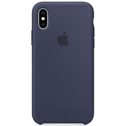 Чехол Apple Silicone Case for iPhone X/XS (черный)