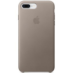 Чехол Apple Leather Case for iPhone 7 Plus/8 Plus (серый)